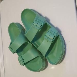 Birkenstock Arizona Essentials EVA Sandals in Bold Jade